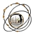 Vintage Continental Convex Mirror 3D model small image 1