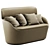 Modern Radar Sofa Collection 3D model small image 1