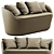 Modern Radar Sofa Collection 3D model small image 2