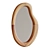 Mungur Wood Mirror Selem 3D model small image 2