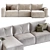  Hygge Corner Sofa Bed Excellence 3D model small image 3