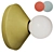 Modern ADA Cement Wall Lamp 3D model small image 1