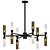 Elegant Memory Pendant Light Gold 3D model small image 1