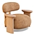 Feeling Estofados Furada Modern Armchair 3D model small image 2