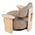 Feeling Estofados Furada Modern Armchair 3D model small image 5