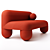 Modern Denys Sokolov Designer Sofa 3D model small image 3