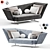 Luxury Zeus Couches 3D Model 3D model small image 3