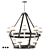 RalphLauren Leather Chandelier Glow 3D model small image 1