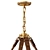 RalphLauren Leather Chandelier Glow 3D model small image 4