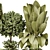 Precise 3D Plant Model With Turbo Smooth 3D model small image 3