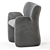 Contemporary Natuzzi Italia Beat Chair 3D model small image 3