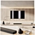 Modern TV Wall with Soundbar 3D model small image 1