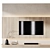 Modern TV Wall with Soundbar 3D model small image 5