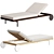 Sophisticated Allure Sun Lounger 3D model small image 1