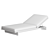 Luxury Comfort Aluminum Sun Lounger 3D model small image 6