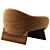 Modern Fabric Armchair By Bonaldo 3D model small image 4