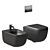 Duravit Aurena Collection Wall-Hung Set 3D model small image 2