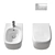 Duravit Aurena Collection Wall-Hung Set 3D model small image 5