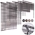 Adjustable Blinds for Windows 3D model small image 2