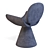 Bonaldo Youpi Modern Dining Chair 3D model small image 3