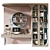 Custom Wardrobe Composition with Decor 3D model small image 1