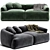 Sofia 2-Seat Modular Sofa 3D model small image 4