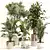 Modern Indoor Plant Set 0118 3D model small image 6