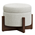 Versatile Benny Storage Ottoman 3D model small image 1