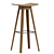 Modern Scandinavian HC1 Bar Stool 3D model small image 2