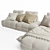 Natural Crosby Sofa by Uniqwa 3D model small image 2