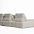 Natural Crosby Sofa by Uniqwa 3D model small image 6