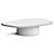 Modern Pebble Shape Coffee Table 3D model small image 3