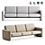 Wilkes Modular 3 Seater Sofa 3D model small image 1