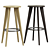 Modern French Design Bar Stool 3D model small image 2