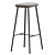 Modern Metal Base Counter Stool 3D model small image 2