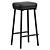 Sleek Tubby Bar Stool 3D model small image 1