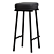 Sleek Tubby Bar Stool 3D model small image 2