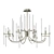 Elegant Crystal Tiered Chandelier 3D model small image 1