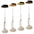 Modern Glass Pendant Light Fixture 3D model small image 4