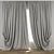 Vintage Curtain 3D Model Kit 3D model small image 3