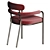 Elegant Alva Lily Dining Chair 3D model small image 3