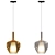 Modern Dual Pendant Light Fixture 3D model small image 3