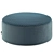 Elegant Bolzan Corolle Pouf 3D model small image 3