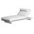  Venetian-inspired Teak Sun Lounger 3D model small image 4