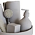 Modern Bathroom Accessories Set 3D model small image 7