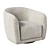 Modern Addie Swivel Armchair 3D model small image 5