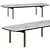 Elegant Cantori Mirage Dining Table 3D model small image 1