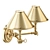 Elegant Anette Double Sconce 3D model small image 3
