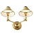 Elegant Anette Double Sconce 3D model small image 4