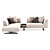 Elegant Modular Sofa Collection 3D model small image 2